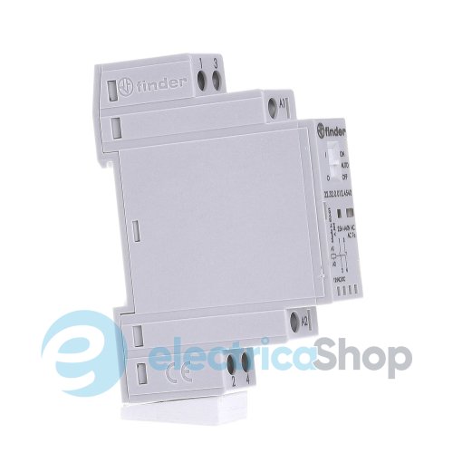 Контактор 1NO+1NC 25A 220-240В AC/DC AgSnO2 мех.индикатор + LED; защита кат., DIN, 17.5мм