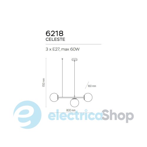 Люстра TK-Lighting CELESTE 3 6218