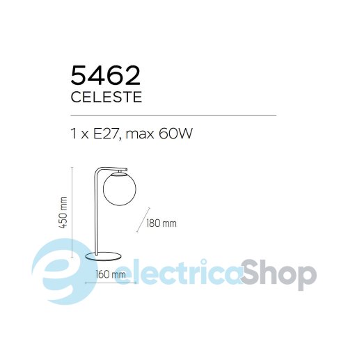 Настольная лампа TK-Lighting CELESTE 1 5462