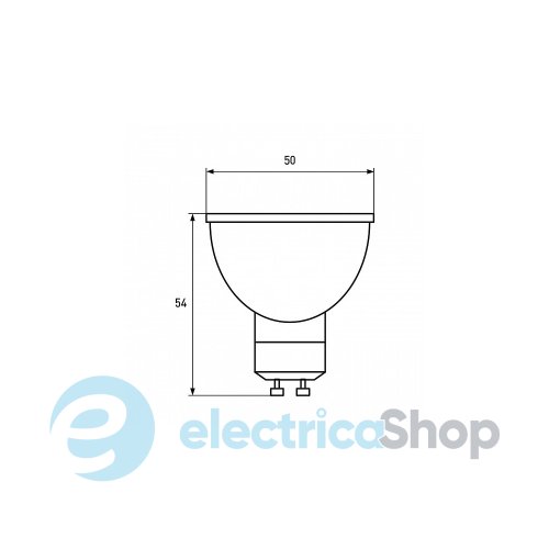 Світлодіодна лампа EUROLAMP LED ЕКО MR16 11W GU10 4000K LED-SMD-11104(P)