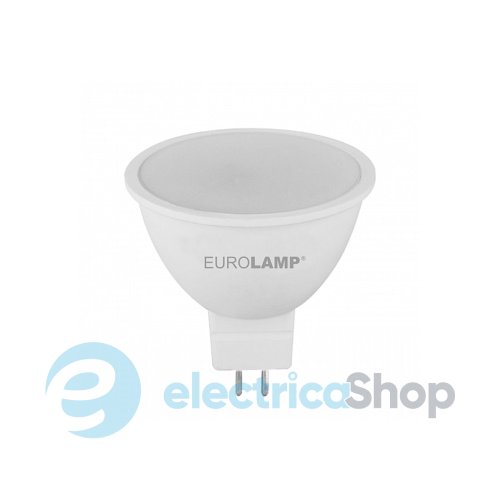 Точкова світлодіодна EUROLAMP LED Лампа ЕКО MR16 5W 12V GU5.3 4000K LED-SMD-05534(12)(P)