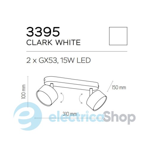 Светильник-спот TK-Lighting CLARK 2 3395