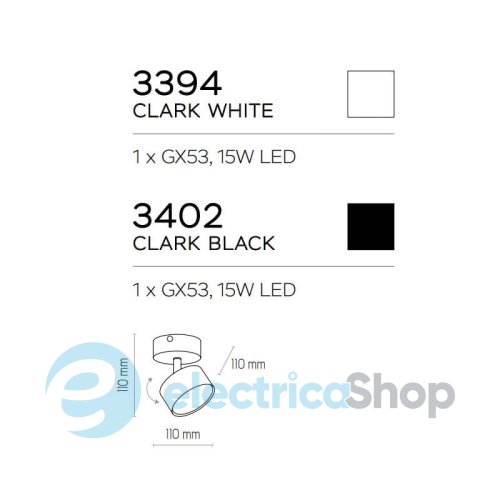 Светильник-спот TK-Lighting CLARK 1 3394
