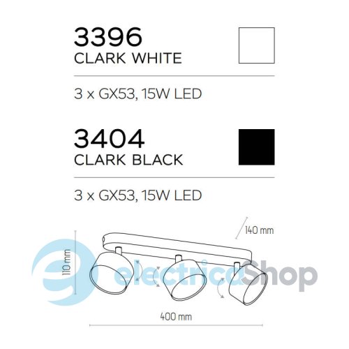 Світильник-спот TK-Lighting CLARK 3 3396