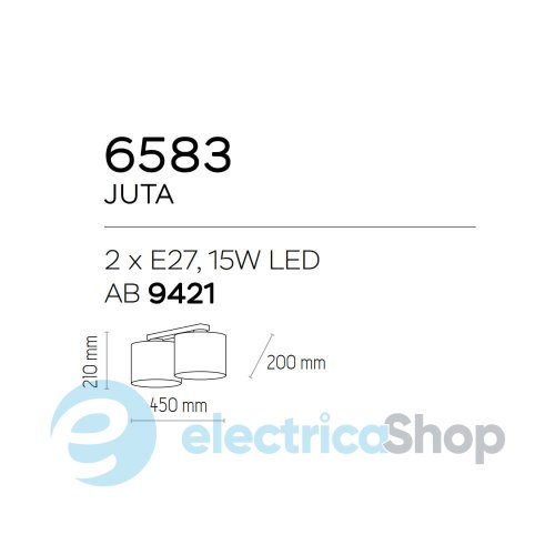 Люстра TK-Lighting JUTA 2 6583