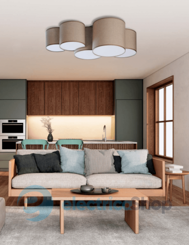 Люстра TK-Lighting 6593 MONA Nature 5