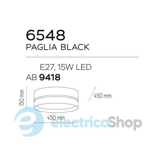 Люстра TK-Lighting PAGLIA 450 6548