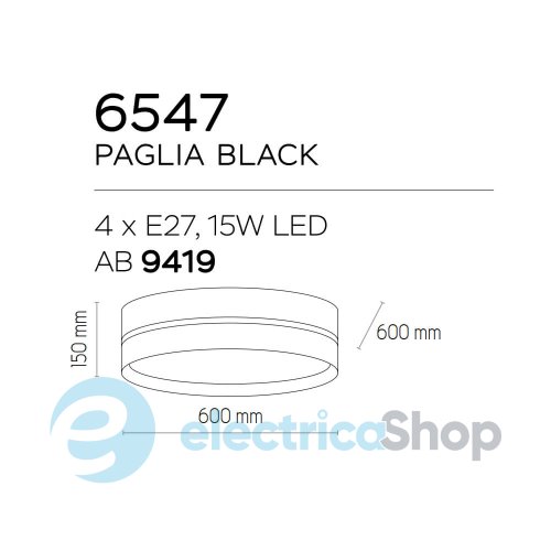 Люстра TK-Lighting PAGLIA 600 6547