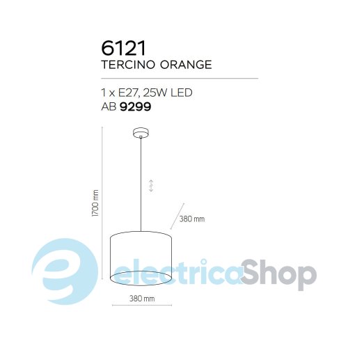 Подвесной светильник TK-Lighting TERCINO 380 6121