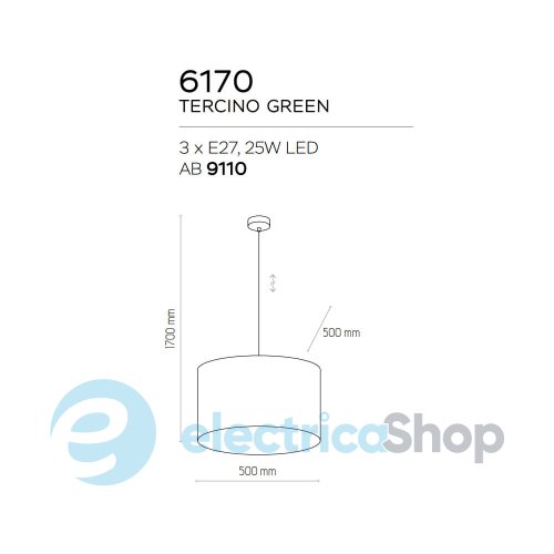 Подвесной светильник TK-Lighting TERCINO 500 6170