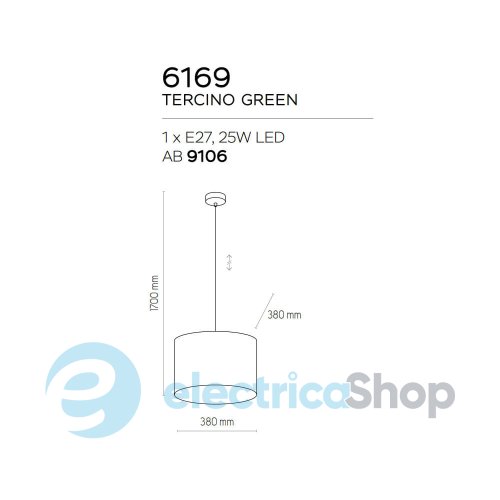 Подвесной светильник TK-Lighting TERCINO 380 6169