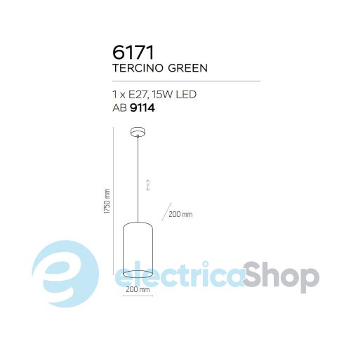 Підвісний світильник TK-Lighting TERCINO 200 6171