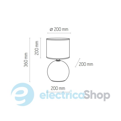 Настільна лампа TK-Lighting PALLA SMALL 5068