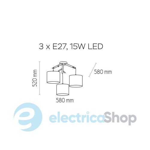 Люстра TK-Lighting 6553 ALBERO