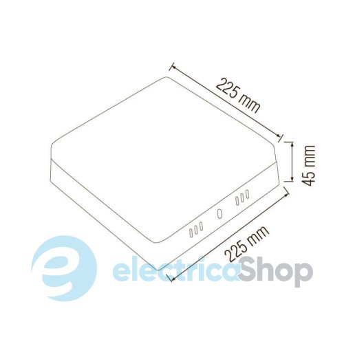 Накладной точечный светильник Horoz CARLA/SQ-36 4200К 36W
