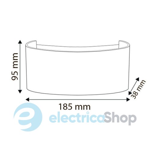 Фасадный светильник Horoz PROTON-6 LED 6W 4200K IP65