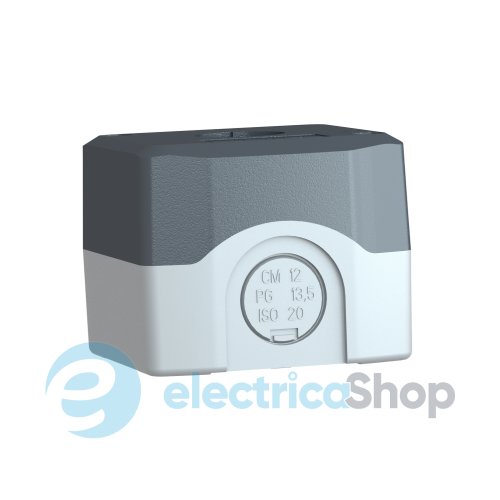 Пустой серый кнопочный пост, 1 отверстие Harmony XALD Schneider Electric XALD01
