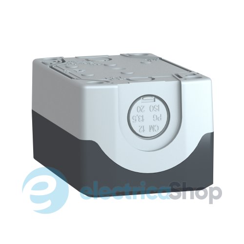 Пустой серый кнопочный пост, 2 отверстия Harmony XALD Schneider Electric XALD02