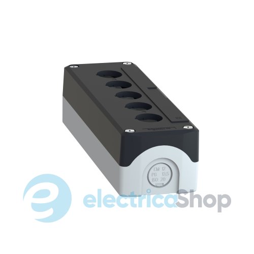 Пустой серый кнопочный пост, 5 отверстий Harmony XALD Schneider Electric XALD05