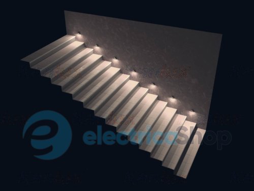 Уличный настенный светильник Kanlux DULI LED 6,5W-NW-O-GR (33753)