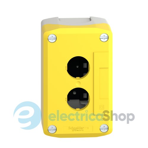 Пустой желтый кнопочный пост, 2 отверстия Harmony XALK Schneider Electric XALK02