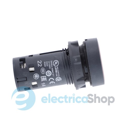 Кнопка Harmony XB7 Schneider Electric, моноблочная, 22 мм, красная 1 Н.О.. + 1 Н.З