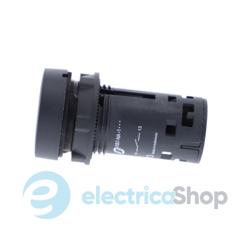 Кнопка Harmony XB7 Schneider Electric, моноблочная, 22 мм, черная, пластик, пружинный возврат, 1 Н.О.