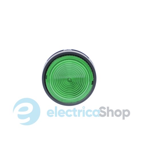 Кнопка с подсветкой Harmony XB7 Schneider Electric, моноблочная, 22 мм, зелёная 1 Н.О, 24V