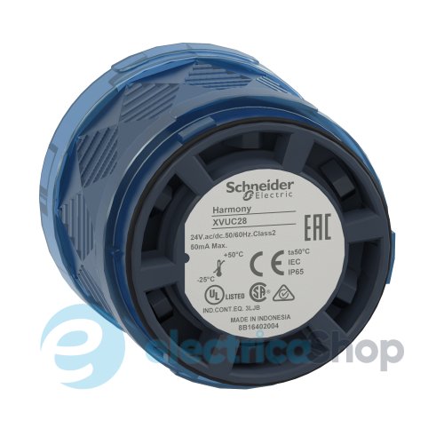 Световой модуль сигнальной колонны Harmony XVU Schneider Electric, желтый, 24 В XVUC28