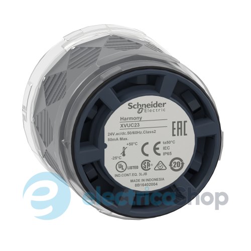 Световой модуль сигнальной колонны Harmony XVU Schneider Electric, зеленый, 24 В XVUC23
