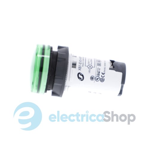 Сигнальна лампа Harmony XB7 Schneider Electric, моноблочна, 22 мм, зелена, 230 В., XB7EV03MP