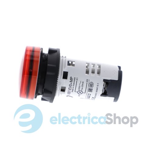 Сигнальна лампа Harmony XB7 Schneider Electric, моноблочна, 22 мм, червона, 230 В., XB7EV04MP