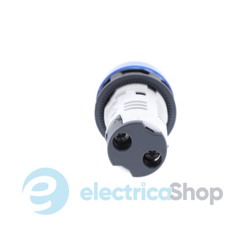 Сигнальная лампа Harmony XB7 Schneider Electric, моноблочная, 22 мм, синяя, пластик, встроенный светодиод, 24 В., XB7EV06BP