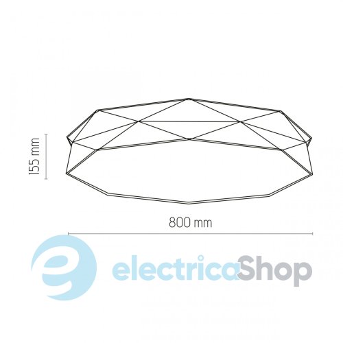 Люстра TK-Lighting 6196 KANTOOR NATURE