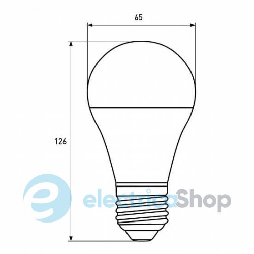 Светодиодная лампа «Eurolamp» ЕКО серия "P" А60 15W E27 4000K нейтральная (LED-A70-15274(P)