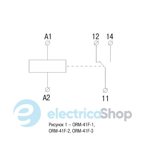 Интерфейсное реле ORM 3 1NO+1NC 24В DC UEK