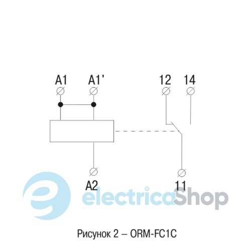 Реле интерфейсное ORM 4 1 контактная группа 24В DC/AC UEK