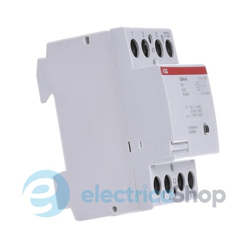 Контактор Abb ESB40-40N-01, 40А, 4Р, 4НO, 24V АC/DC
