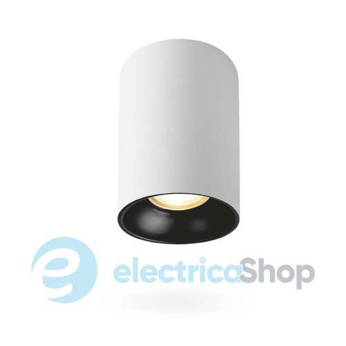 Светильник VIDEX под лампу GU10 накладной белый + черный рефлектор VL-SPF14A-WB