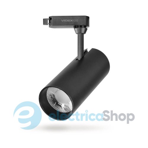 LED светильник трековый VIDEX 20W 4100K черный