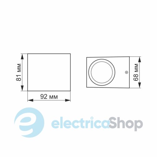 LED Светильник архитектурный AR011G IP54 VIDEX GU10