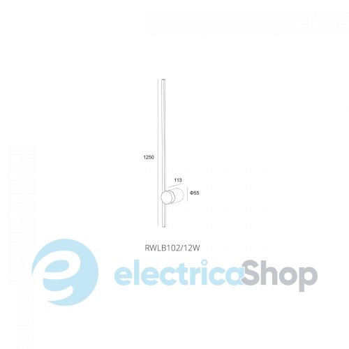 Настенный светильник Skarlat EPEE RWLB102 12W BK 4000K