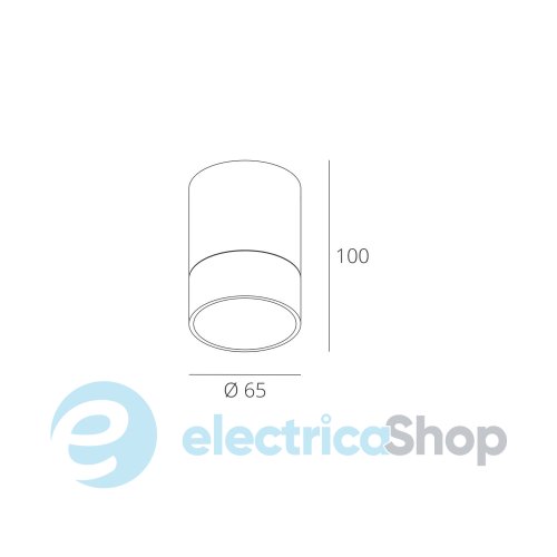 Точечный накладной светильник Skarlat CLAIR RSLC78061 8W WH 4000K