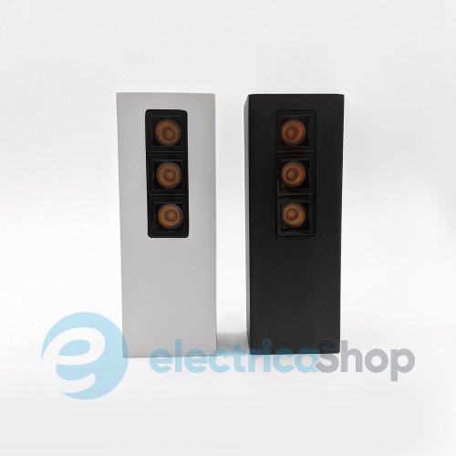 Точечный накладной светильник Skarlat KUBI RSLC78036 3x2W BK 3000K