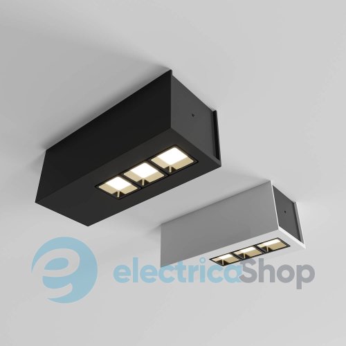 Точечный накладной светильник Skarlat KUBI RSLC78037 3x5W WH+BK 4000K