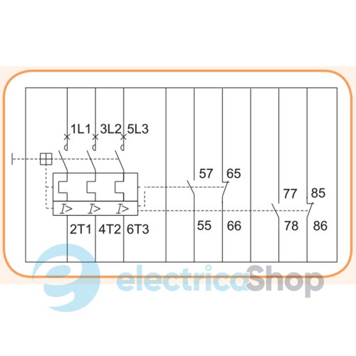Блок контактів аварійний TSBE (2x1н.в.+1н.з) ETI 4648024