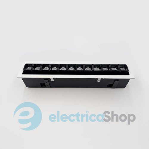 Точковий вбудований світильник Skarlat RETE RSL74108 12x2W WH+BK 4000K