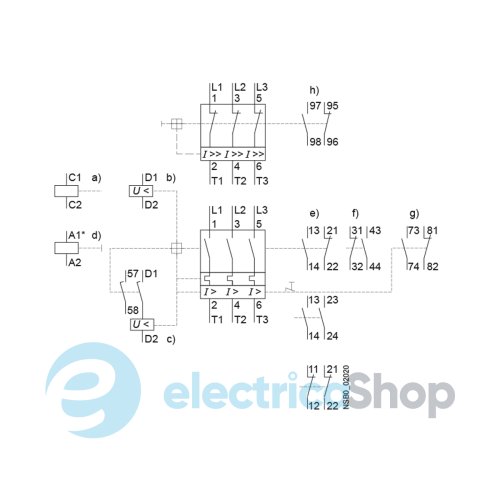 Автоматический выключатель защиты двигателя MSP0-0,6 (0,12-0,18 kW, 0.4-0.6A) ETI 4646618