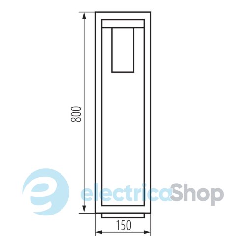 Парковий стовпчик Kanlux VIMO 80 B 34988