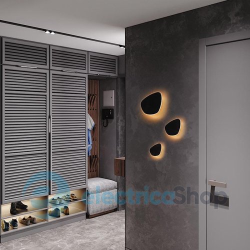 Настенный светильник Skarlat STONE RWLB103 5W BK 4000K